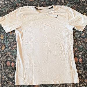 White Gymshark T-Shirt with Logo